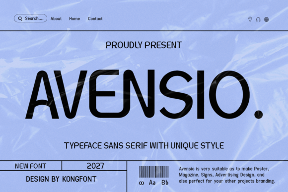 Avensio: A Modern Sans Serif for Real-World Design