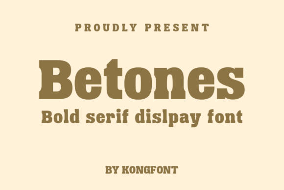 Betones: A Bold Font for Business