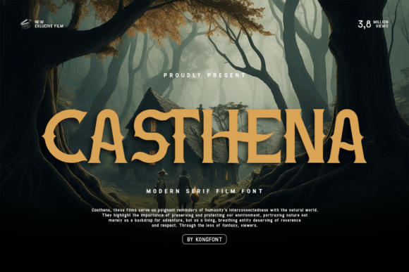 Casthena: A Cinematic Serif Font