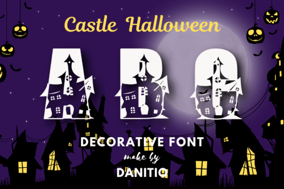 Castle Halloween: A Spooky Font for Creative Projects