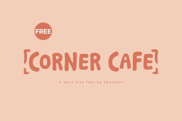 Corner Cafe: A Cute Display Font for Creative Projects