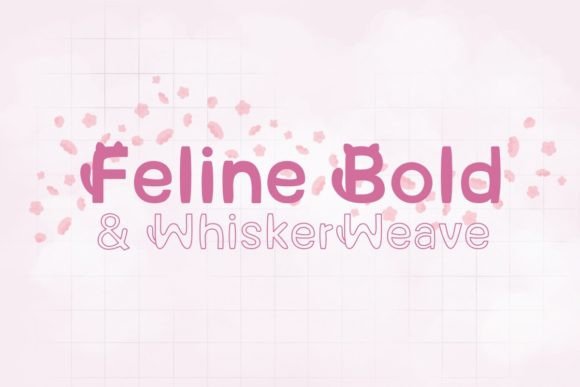 Feline Bold Whisker Weave Font