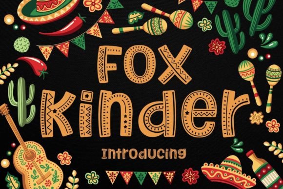 Fox Kinder: A Playful Font for Whimsical Design