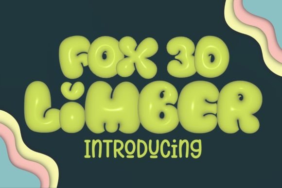 Fox Limber 3D: A Color Font for Web Design