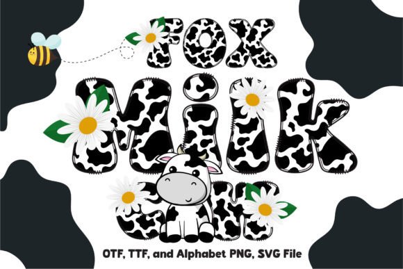 Fox Milkcow: A Cute Color Font for Creative Projects