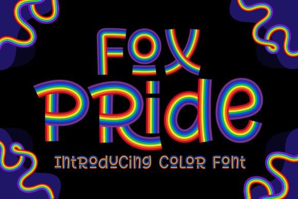 Fox Pride Font for Web Design
