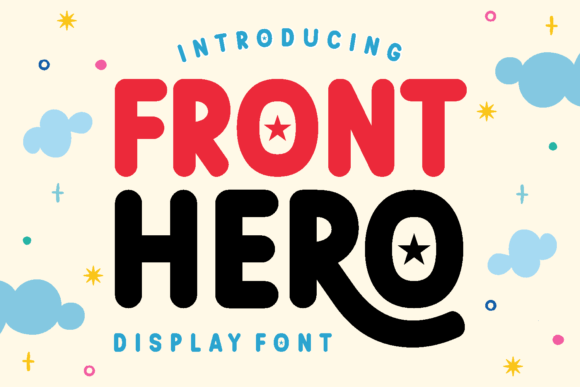 Front Hero Font for Web Design