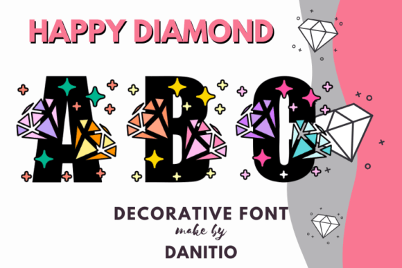 Happy Diamond Font for Web Design