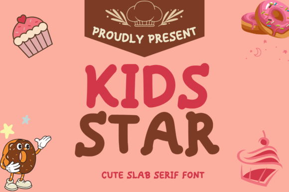 Kids Star Font for Creative Web Design
