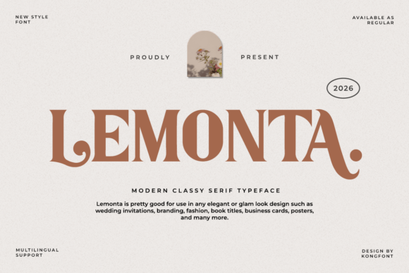 Lemonta: A Sophisticated Serif Font