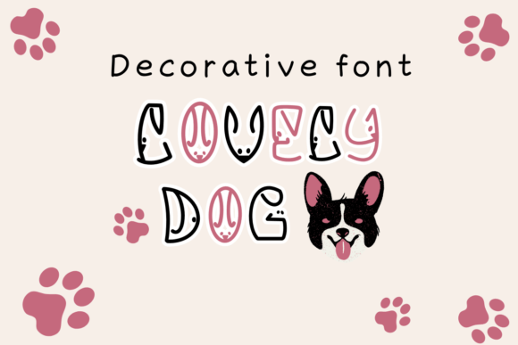 Lovery Dog Font for Web Design