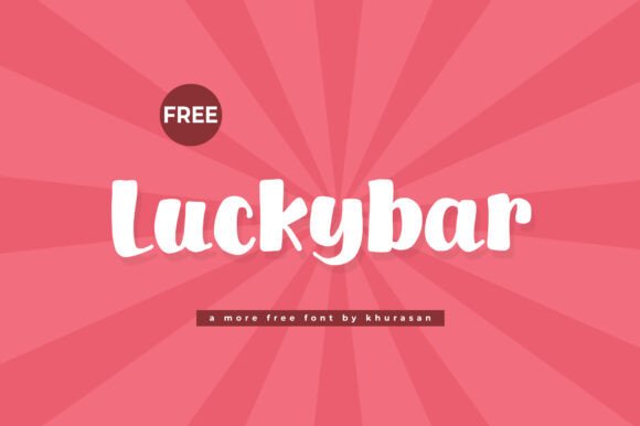 Luckybar: A Cute Display Font