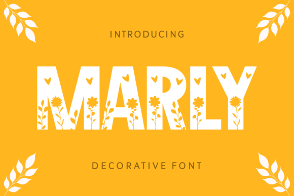 Marly: A Whimsical Decorative Font