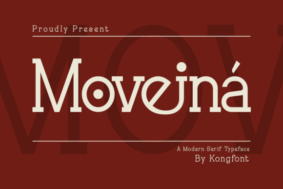 Moveina: A Serif Font for Elegant Design
