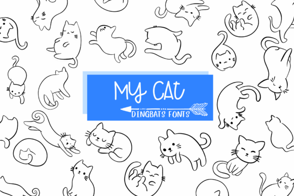 My Cat Font: Whimsical Web Design