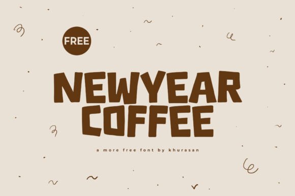 Newyear Coffee: A Bold, Festive Typeface
