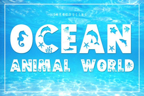 Ocean Animal World Font