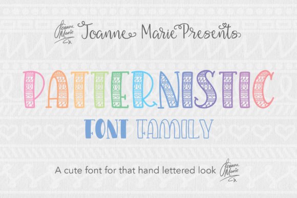 Patternistic: A Bold Decorative Font for Web Design