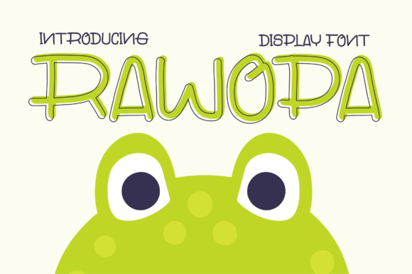 Rawopa: A Playful Font for Digital Marketing