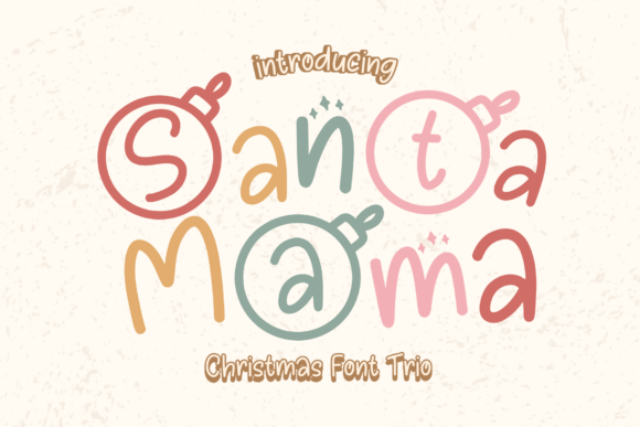 Santa Mama Font for Web Design