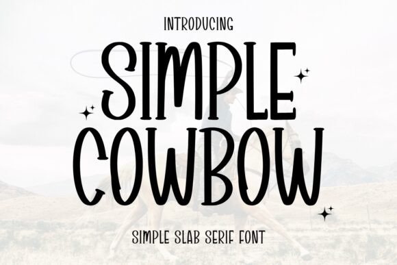 Simple Cowbow Font for Bold Branding