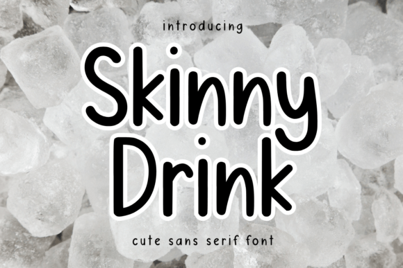 Skinny Drink Font for Creative Projects