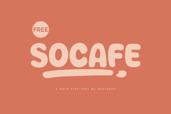 Socafe: A Cute Display Font for Makers