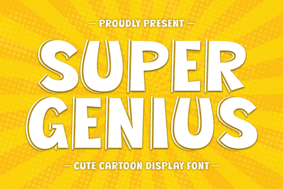 Super Genius Font for Bold Campaigns