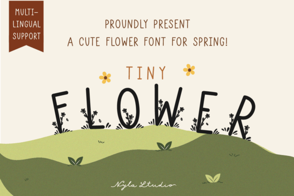 Tiny Flowers Font for Business