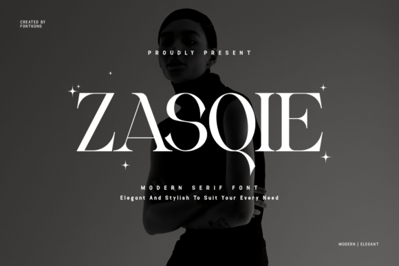 Zasqie: A Serif Font for Impactful Campaigns